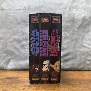 Star Wars VHS Trilogy Set 1995 - Pre-Owned